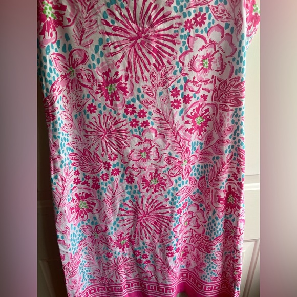 Amelia Quin Women's Luxury‎ Resort Wear Colorful Floral Print Dress Sz Small - Picture 2 of 6